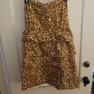 J.Crew 100% Cotton Strapless Dress